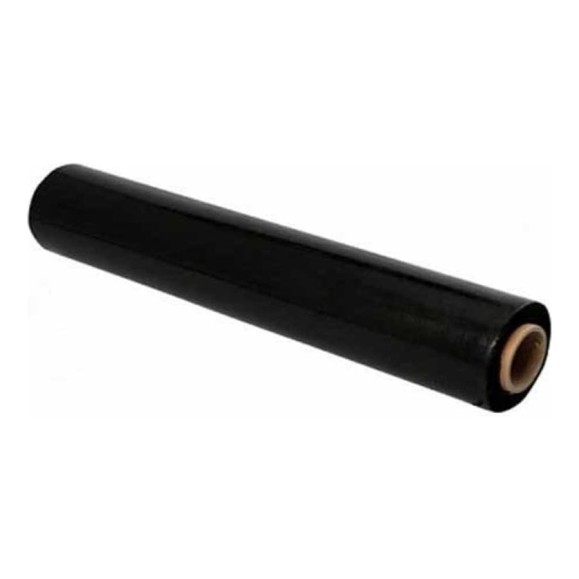 Пленка стрейч BlackWeld 500, 23мкм ролик 2 кг 2 сорт черная 145608 Пленка стрейч BlackWeld 500, 23мкм ролик 2 кг 2 сорт черная 145608