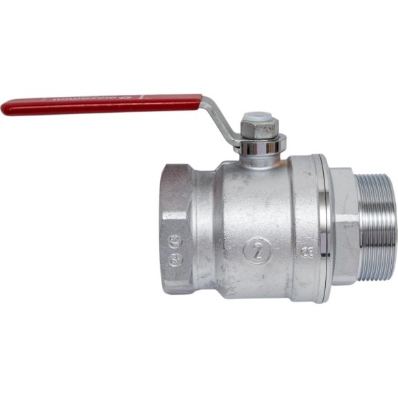Шаровой кран Giacomini латунь хром R254DL 50 Ру35 ВР/НР рычаг R254LX008 007-0906 Шаровой кран Giacomini латунь хром R254DL 50 Ру35 ВР/НР рычаг R254LX008 007-0906
