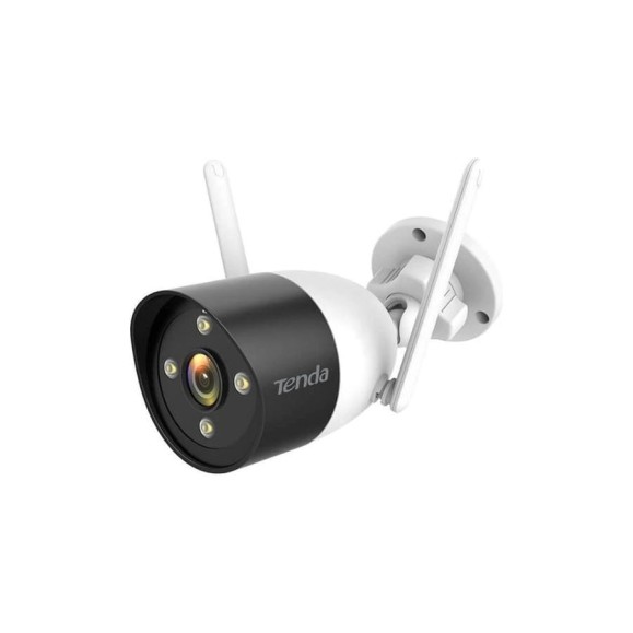 Цилиндрическая уличная IP-камера Tenda CT6, 2304x1296, 20 кадр./сек, CMOS 3 Мп, Wi-Fi, ночная съемка, датчик движения, от -30 до 60 C, белый 10000129386