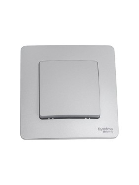 1-клавишный переключатель Systeme Electric BLANCA 10А, 250B, АЛЮМИНИЙ BLNVS010603 1-клавишный переключатель Systeme Electric BLANCA 10А, 250B, АЛЮМИНИЙ BLNVS010603