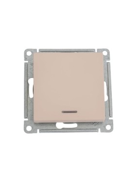 1-клавишный переключатель Systeme Electric Atlasdesign песочный с подсветкой сх.6а, 10ах ATN001263 1-клавишный переключатель Systeme Electric Atlasdesign песочный с подсветкой сх.6а, 10ах ATN001263