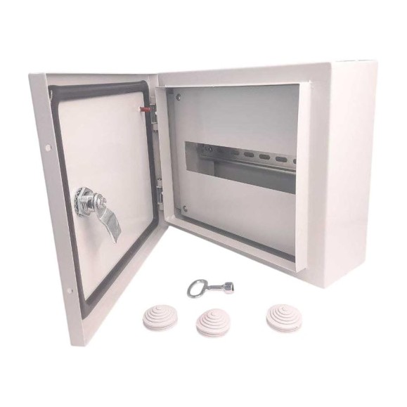 Корпус металлический DIRECT ELECTRIC PROFI IP-54 ЩРН-12 (250x300x120) DE16202113 Корпус металлический DIRECT ELECTRIC PROFI IP-54 ЩРН-12 (250x300x120) DE16202113