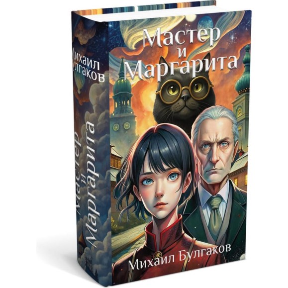Сейф-книга BRAUBERG Мастер и Маргарита, 55x115x180 мм, кодовый замок, 291361 Сейф-книга BRAUBERG Мастер и Маргарита, 55x115x180 мм, кодовый замок, 291361