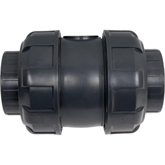Обратный клапан AQUAVIVA НПВХ шаровой DN 75 CBD075 55955 Обратный клапан AQUAVIVA НПВХ шаровой DN 75 CBD075 55955