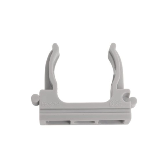 Держатель-клипса для труб Экопласт CF25G D25 мм, 10 шт 41725-10 Держатель-клипса для труб Экопласт CF25G D25 мм, 10 шт 41725-10