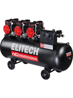 Безмасляный малошумный компрессор Elitech ACF 900-200S HD 206466