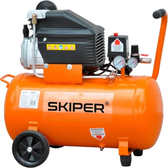 Воздушный компрессор SKIPER AR50B (до 260 л/мин, 8 атм, 50 л, 230 В, 1.80 кВт) 00-00011083 Воздушный компрессор SKIPER AR50B (до 260 л/мин, 8 атм, 50 л, 230 В, 1.80 кВт) 00-00011083