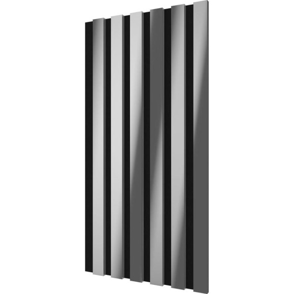 Комплект акустических панелей Cosca Decor 2 шт черный войлок 600x300x19 мм хром рейки ЭКО 00-00079776 Комплект акустических панелей Cosca Decor 2 шт черный войлок 600x300x19 мм хром рейки ЭКО 00-00079776