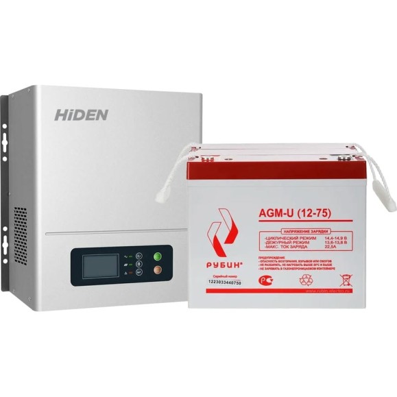 Комплект ИБП Рубин Hiden Control HPS20-1012N(НАСТЕННЫЙ) + АКБ 12-75 РЭ-АКБ1275/1012N Комплект ИБП Рубин Hiden Control HPS20-1012N(НАСТЕННЫЙ) + АКБ 12-75 РЭ-АКБ1275/1012N