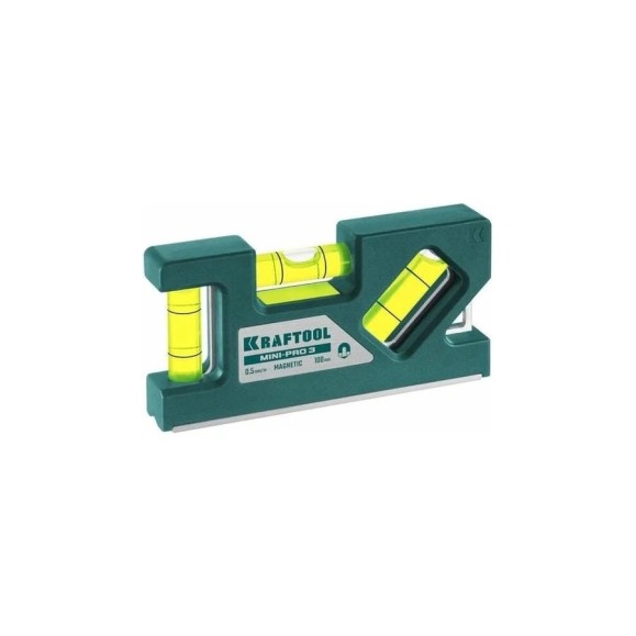 Магнитный компактный уровень KRAFTOOL 100 мм Mini-Pro 3 34861-010 Магнитный компактный уровень KRAFTOOL 100 мм Mini-Pro 3 34861-010