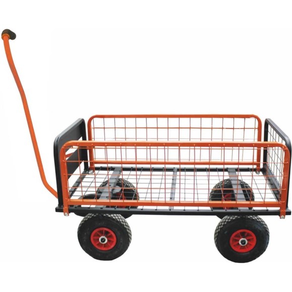 Ручная четырехколесная тележка-трансформер On с бортами 60-00-001 Ручная четырехколесная тележка-трансформер On с бортами 60-00-001