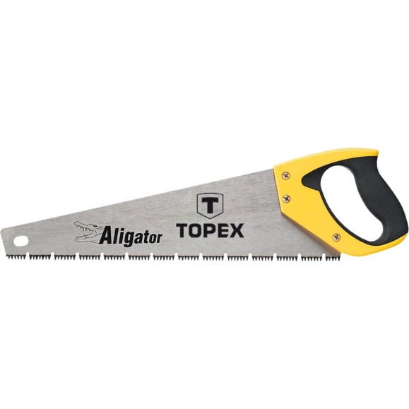 Ножовка Aligator 7 TPI трехсторонняя заточка TOPEX 10A441 Ножовка Aligator 7 TPI трехсторонняя заточка TOPEX 10A441