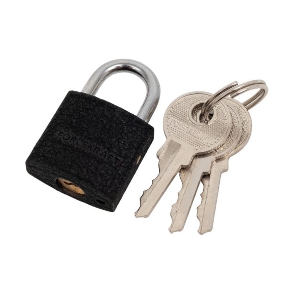 Замок навесной Forcekraft FK-W-Black/FB/20(60377) Замок навесной Forcekraft FK-W-Black/FB/20(60377)
