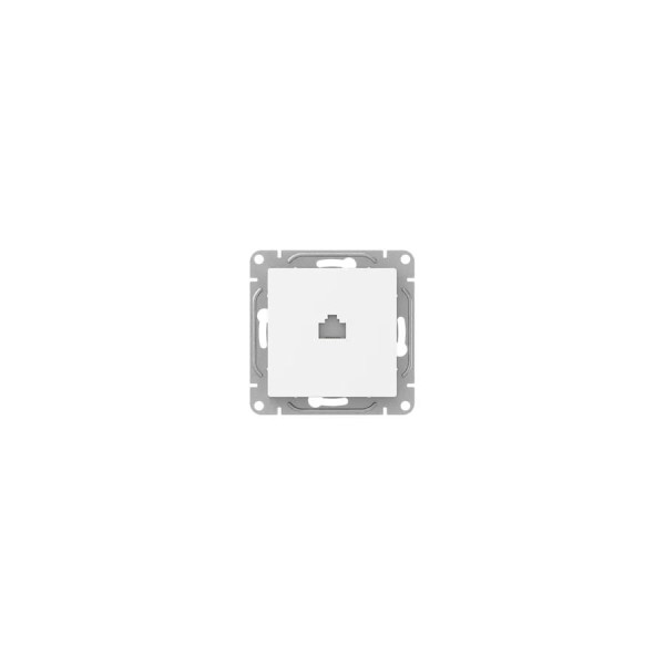 Механизм розетки EKF RJ45 (cat5), белый Эпика UP1-SOW-RJ45-5