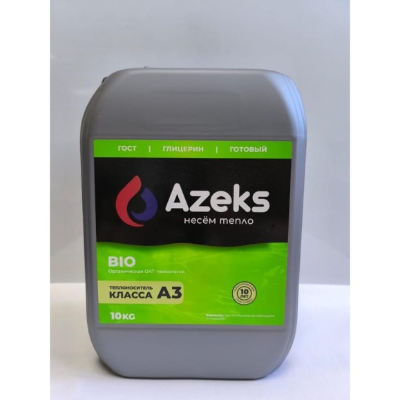 Теплоноситель AZEKS -BIO Канистра 10 кг. (Глицерин) AZB3010 Теплоноситель AZEKS -BIO Канистра 10 кг. (Глицерин) AZB3010