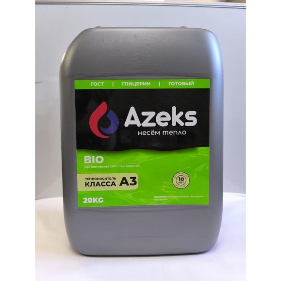 Теплоноситель AZEKS -BIO Канистра 20 кг. (Глицерин) AZB3020 Теплоноситель AZEKS -BIO Канистра 20 кг. (Глицерин) AZB3020