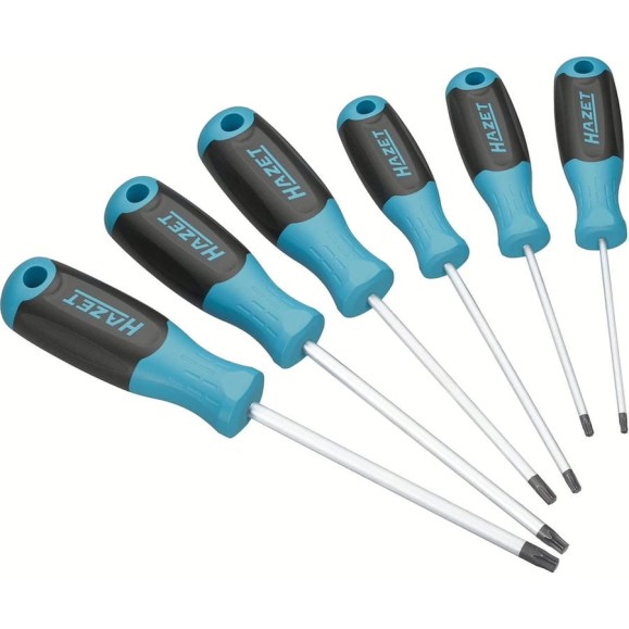 Набор отверток HAZET Torx с рукояткой из 3K-пластика, 6 шт. 811T/6 Набор отверток HAZET Torx с рукояткой из 3K-пластика, 6 шт. 811T/6