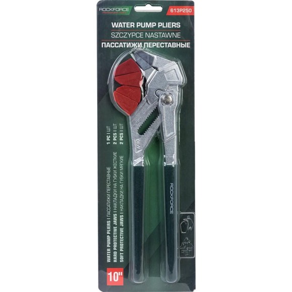 Пассатижи переставные RockFORCE 250 мм RF-613P250(64712) Пассатижи переставные RockFORCE 250 мм RF-613P250(64712)