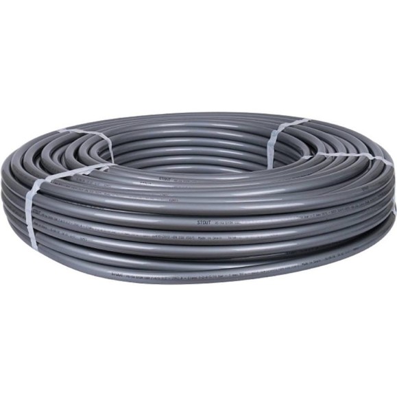 Труба из сшитого полиэтилена с кислородным слоем STOUT PEX-a 20х2,8 бухта 100 м серая SPX-0001-002028 Труба из сшитого полиэтилена с кислородным слоем STOUT PEX-a 20х2,8 бухта 100 м серая SPX-0001-002028