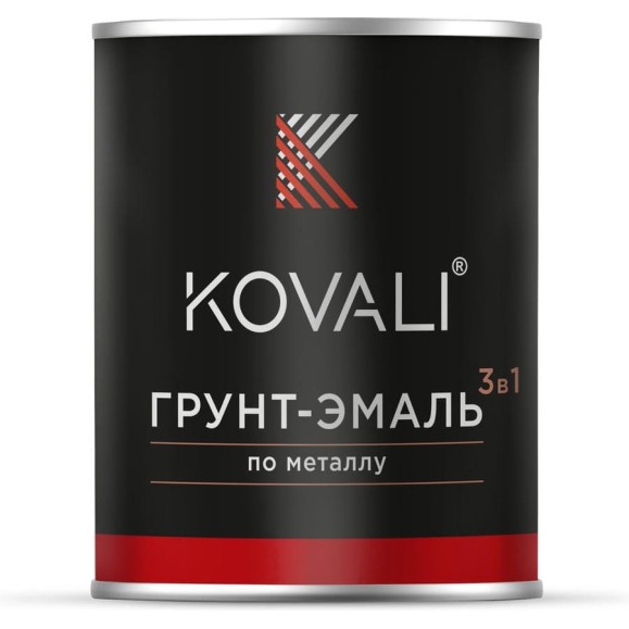 Грунт-эмаль KOVALI 3 в 1, матовая, NCS S 0530-R90B, 0,8 кг, А3.2.10530-R90B Грунт-эмаль KOVALI 3 в 1, матовая, NCS S 0530-R90B, 0,8 кг, А3.2.10530-R90B