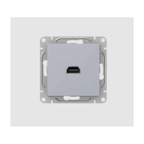 Механизм розетки HDMI EKF алюминий Эпика UP1-SOA-HDMI Механизм розетки HDMI EKF алюминий Эпика UP1-SOA-HDMI