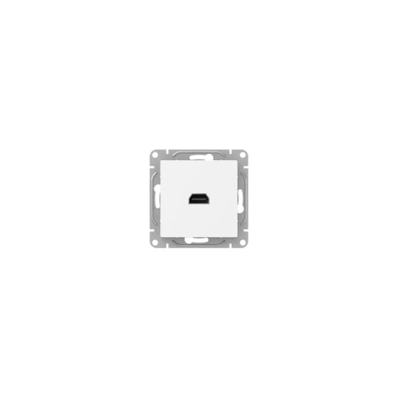 Механизм розетки HDMI EKF белый Эпика UP1-SOW-HDMI Механизм розетки HDMI EKF белый Эпика UP1-SOW-HDMI