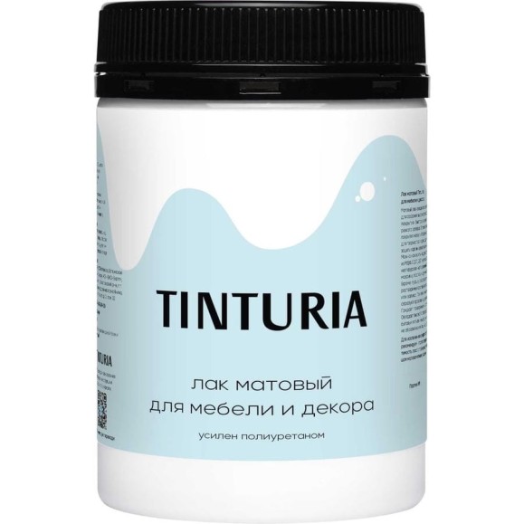 Лак для мебели и декора TINTURIA матовый c добавлением ПУ 0.25 кг /12 ЭК000147417 Лак для мебели и декора TINTURIA матовый c добавлением ПУ 0.25 кг /12 ЭК000147417