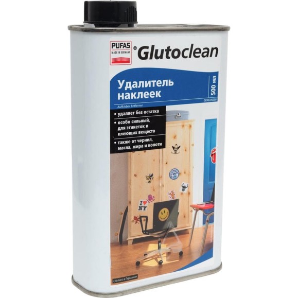 Удалитель наклеек Glutoclean 0.5л 390 370-R Удалитель наклеек Glutoclean 0.5л 390 370-R