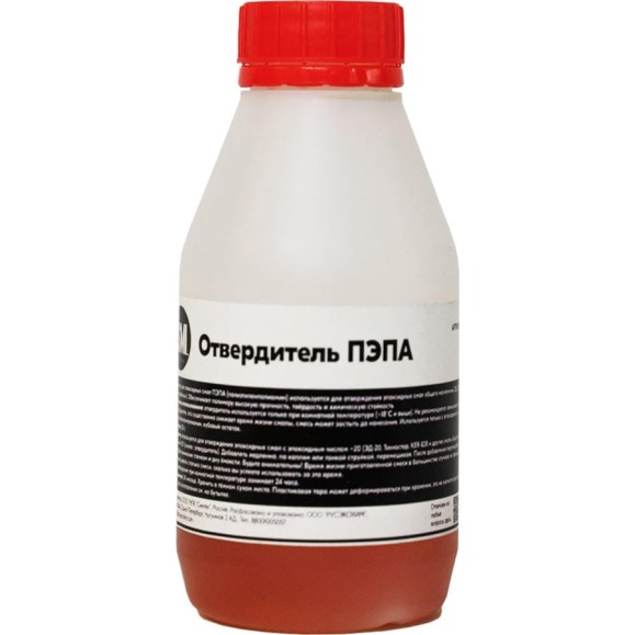 Отвердитель РУ-СМОЛА ПЭПА 100 г, для 1 кг смолы PEPA-100