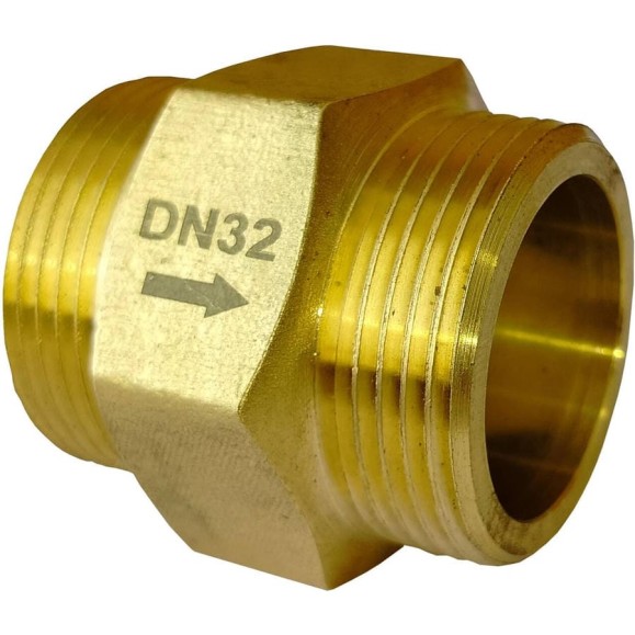 Клапан обратный латунный Апогей DN32-PN10-G1 1/4-ЦЦ 210016 Клапан обратный латунный Апогей DN32-PN10-G1 1/4-ЦЦ 210016