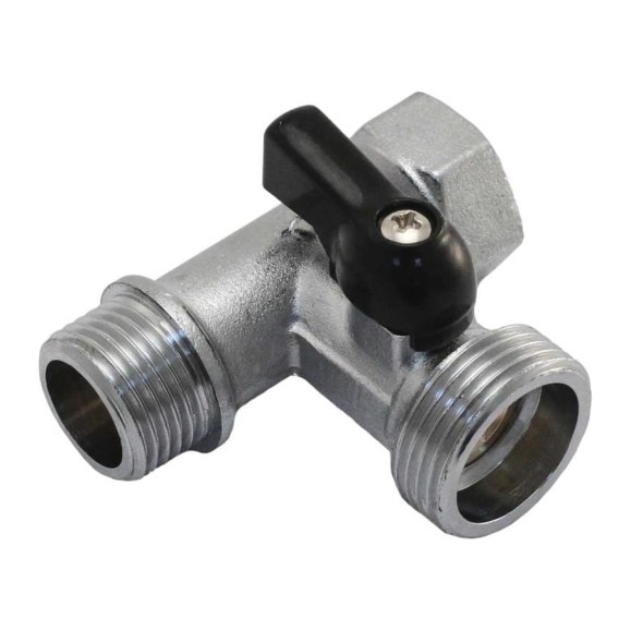 Кран шаровый ООО ПКФ Сварком 1/2x1/2x3/4 гшш ,трехпроходной (1 шт) s032509
