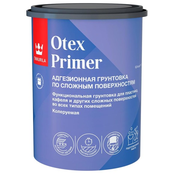 Грунтовка Tikkurila Otex Primer А 0,9 л 700014242 Грунтовка Tikkurila Otex Primer А 0,9 л 700014242