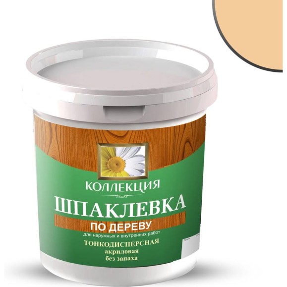 Шпаклевка по дереву КОЛЛЕКЦИЯ сосна 0.8кг 01140