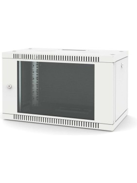 Шкаф настенный Filum 19, 6U Wall Box (ШxГxВ) 600x350x356 мм, дверь стеклянная, цвет серый RAL7035 FL-WB-0663GM-GY