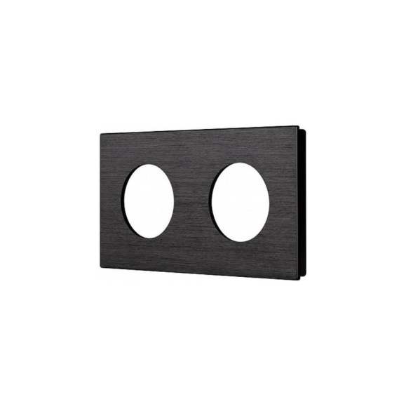 Рамка Arlight FRM-PRESTO-ALR-2-BK алюминиевая, 1шт 043875 Рамка Arlight FRM-PRESTO-ALR-2-BK алюминиевая, 1шт 043875