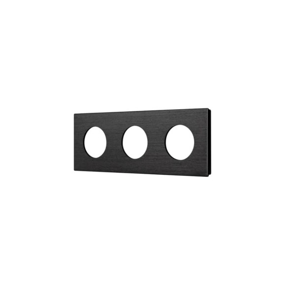 Рамка Arlight FRM-PRESTO-ALR-3-BK алюминиевая, 1шт 043872 Рамка Arlight FRM-PRESTO-ALR-3-BK алюминиевая, 1шт 043872