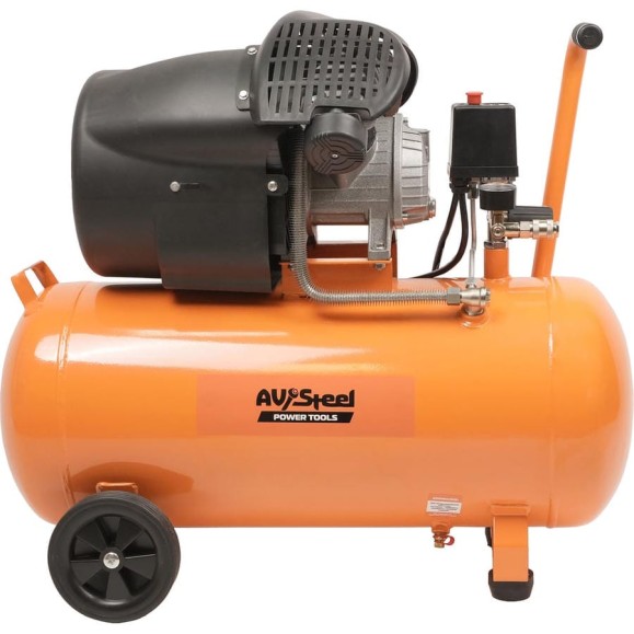 Компрессор AV Steel 50л/ 8 бар/412 л AV-965115 Компрессор AV Steel 50л/ 8 бар/412 л AV-965115