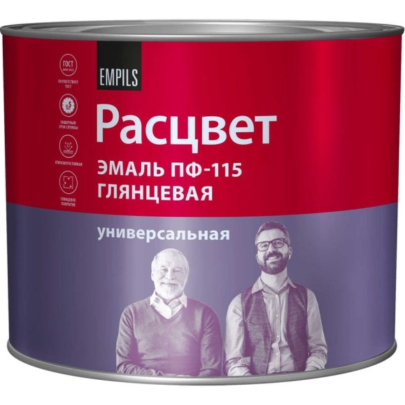 Эмаль Расцвет ПФ-115 бежевая, 1.9 кг 9004 Эмаль Расцвет ПФ-115 бежевая, 1.9 кг 9004