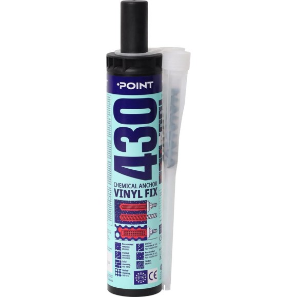 Химический анкер POINT 430 Vinyl Fix, 300 мл 03-2-0-430 Химический анкер POINT 430 Vinyl Fix, 300 мл 03-2-0-430