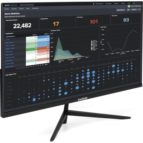 Монитор безрамочный ExeGate 27" ProSmart EZ2707CA IPS LED Grade A+, FHD, 1920x1080 75Гц, 16:9, 250cd/m2, 1000:1, 178/178, 5ms, Speakers, D-Sub, HDMI, с аудио 297650 Монитор безрамочный ExeGate 27" ProSmart EZ2707CA IPS LED Grade A+, FHD, 1920x1080 75Гц, 16:9, 250cd/m2, 1000:1, 178/178, 5ms, Speakers, D-Sub, HDMI, с аудио 297650
