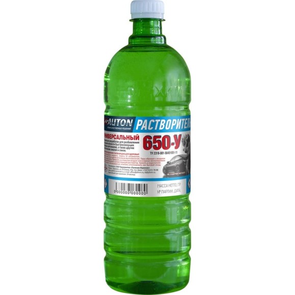 Растворитель Auton 650 универсальный, 1.0 л ATN-S46014 Растворитель Auton 650 универсальный, 1.0 л ATN-S46014