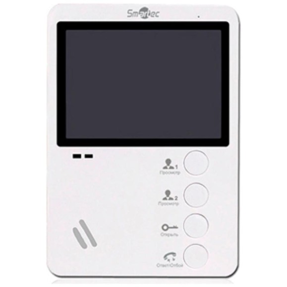 Монитор видеодомофона Smartec ST-MS104-WT 4 без памяти, белый smkd0289 Монитор видеодомофона Smartec ST-MS104-WT 4 без памяти, белый smkd0289