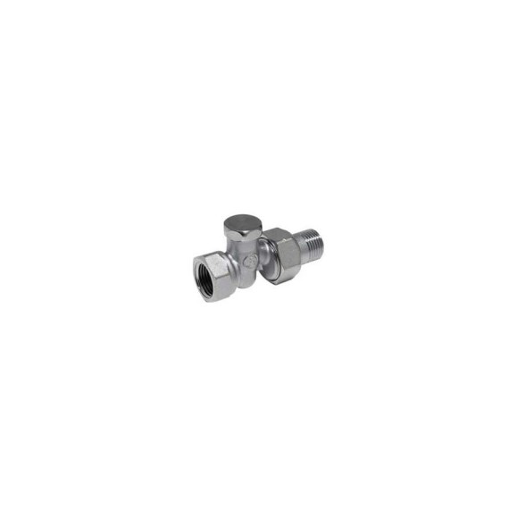 Клапан отсечной прямой Giacomini хромированный, 3/4 GIA R17DX004