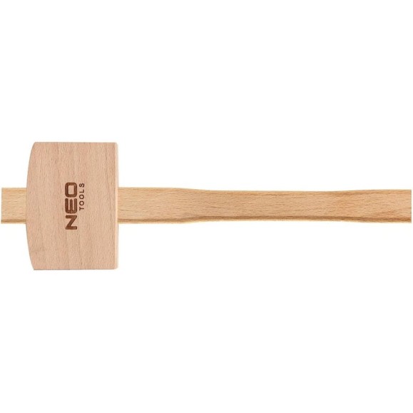 Деревянная киянка NEO Tools 100x70x46 мм, деревянная рукоятка 320 мм 25-076 Деревянная киянка NEO Tools 100x70x46 мм, деревянная рукоятка 320 мм 25-076