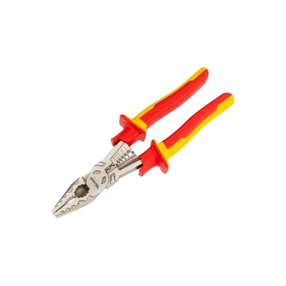 Плоскогубцы многофункциональные диэлектрические KRANZ 230мм KR-12-4651-3 Плоскогубцы многофункциональные диэлектрические KRANZ 230мм KR-12-4651-3