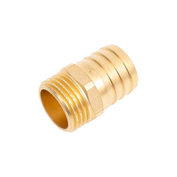 Переходник для шланга SantechSystems латунь, Дн20x1/2" НР, неразъемный 018-2100