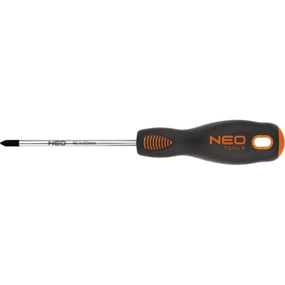 Крестовая отвертка NEO Tools PZ0x75 мм CrMo 04-031 Крестовая отвертка NEO Tools PZ0x75 мм CrMo 04-031