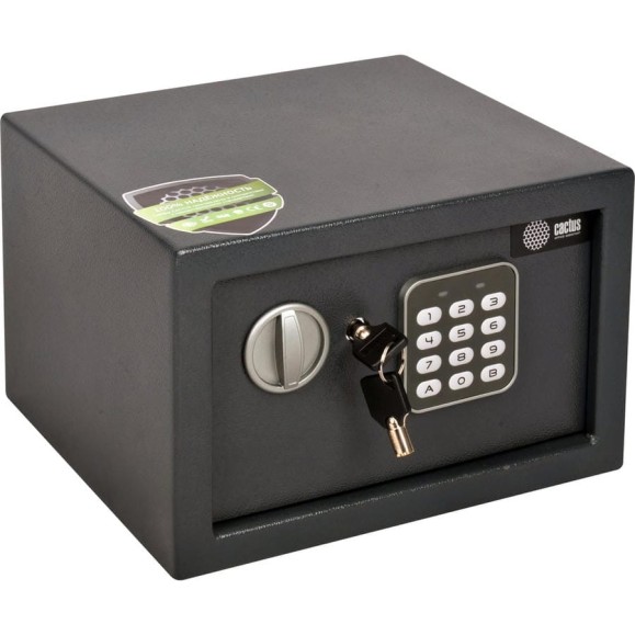 Мебельный сейф CACTUS 170x260x230мм мм, электронный CS-SF-E18 1217694 Мебельный сейф CACTUS 170x260x230мм мм, электронный CS-SF-E18 1217694