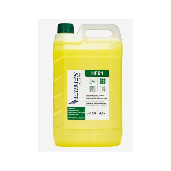 Средство универсальное нейтральное для мытья поверхностей HERMES INDUSTRY Professional Autoclean HF01 4,8 кг AU0040724 Средство универсальное нейтральное для мытья поверхностей HERMES INDUSTRY Professional Autoclean HF01 4,8 кг AU0040724