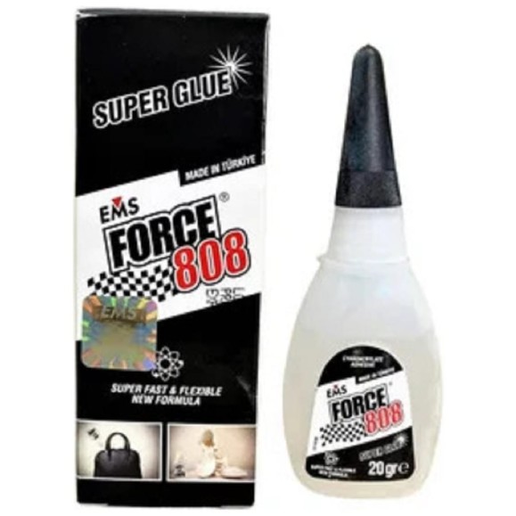 Цианоакрилатный клей EMS DUBELL EMS FORCE 808 20 гр, упаковка 30 шт 9630270359 Цианоакрилатный клей EMS DUBELL EMS FORCE 808 20 гр, упаковка 30 шт 9630270359